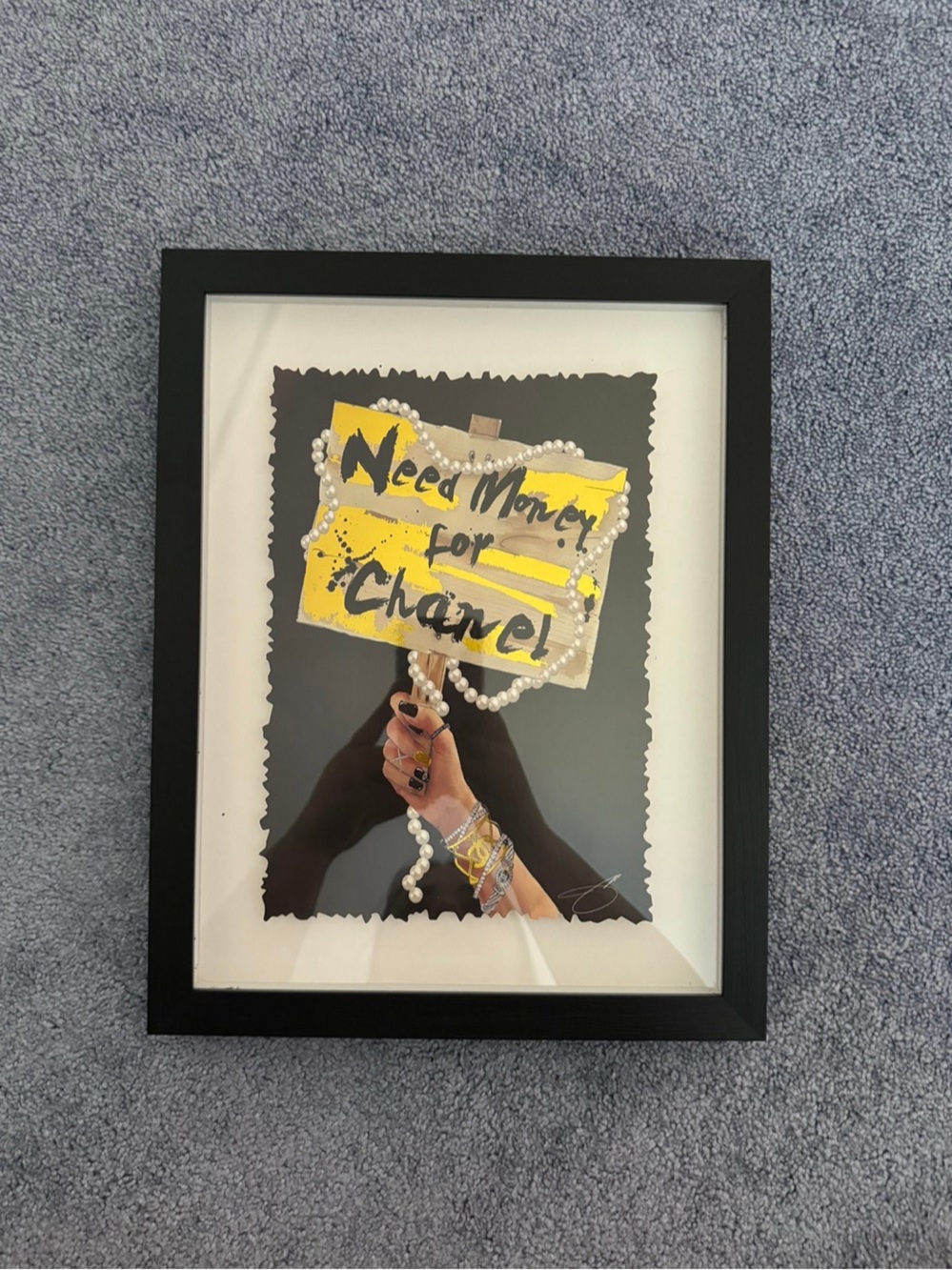 Need Money for Chanel Framed Art